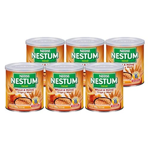Nestle Nestum Baby Cereal Wheat Honey 10.5 Oz Pack Of 6
