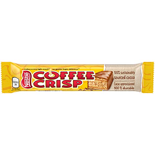 Canada Candy Coffee Crisp Chocolate Bar 4 X 50Gram Bars. Importe