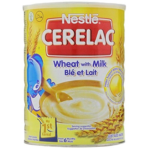 Nestle Cerelac Wheat With Milk - 2.2 Pounds 1 Kg - 2 Pack