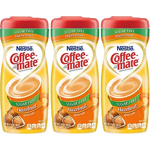 Nestle Coffeemate Sugar Free Hazelnut Coffee Creamer 10.2 Oz Pa
