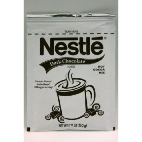 Nestle Dark Chocolate Flavor Hot Cocoa Mix Case Of 50