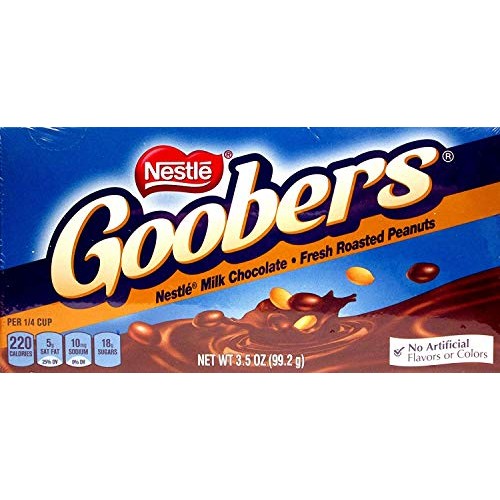 Nestle Goobers - Chocolate Covered Peanuts Pack Of 4 3.5 Oz Th Nestle Goobers - Chocolate Covered Peanuts Pack Of 4 3.5 Oz Th
