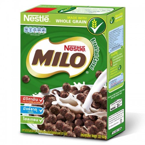 Nestle Milo Breakfast Cereal Chocolate Malt Flavoured 330G.
