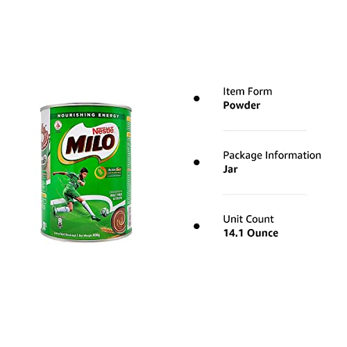 Nestle Milo Malt Beverage Mix, Chocolate, 14.1 -Ounce