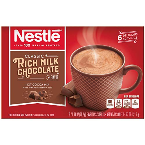 Nestle Rich Milk Chocolate Hot Cocoa Mix 6-0.71 Oz. Packets
