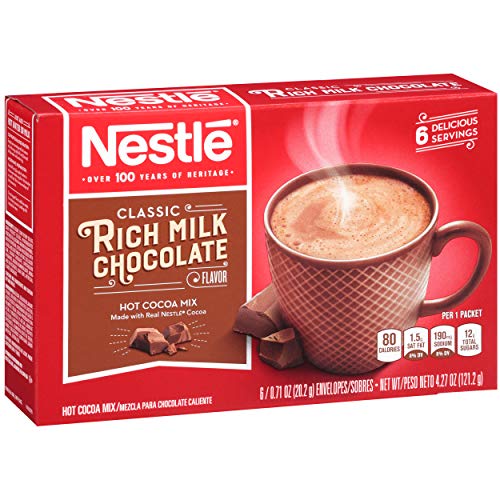 Nestle Rich Milk Chocolate Hot Cocoa Mix 6-0.71 Oz. Packets