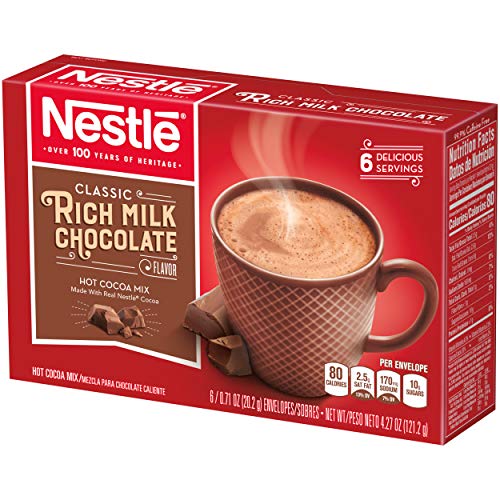 Nestle Rich Milk Chocolate Hot Cocoa Mix 6-0.71 Oz. Packets