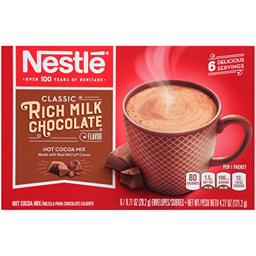 Nestle Rich Milk Chocolate Hot Cocoa Mix 6-0.71 Oz. Packets