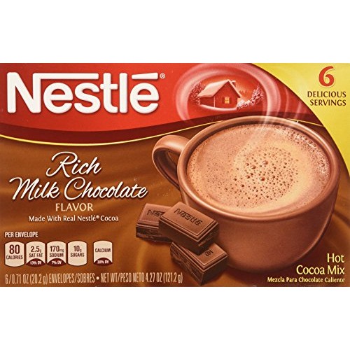Nestle, Rich Milk Chocolate Hot Cocoa Mix, 6 Serving, 6Oz Box P