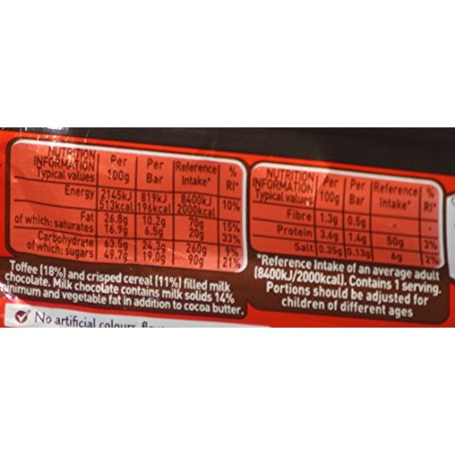 Nestle Toffee Crisps 5 Pack 200G