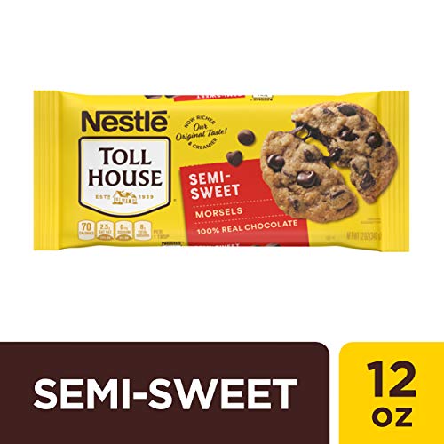 NESTLE TOLL HOUSE Real Semi-Sweet Chocolate Morsels 12 oz. Bag