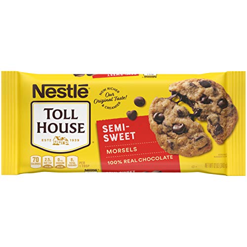 NESTLE TOLL HOUSE Real Semi-Sweet Chocolate Morsels 12 oz. Bag
