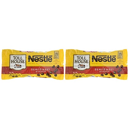 Nestle Toll House Real Semisweet Morsels 12 Oz. Bag, Chocolate,