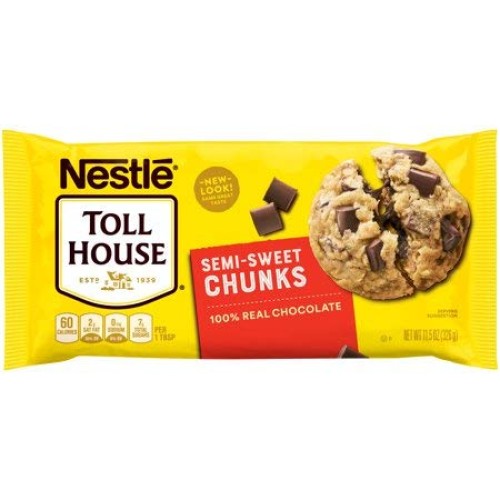 Nestle, Toll House, Semi Sweet, Chocolate Chunk Morsels, 11.5 oz...