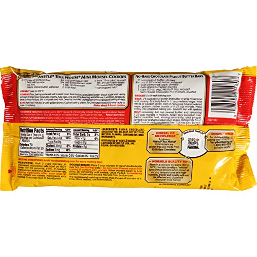 Nestle Toll House Semi-Sweet Chocolate Mini Morsels, 12 Ounce Pa...