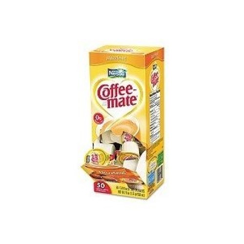 Nestle Usa : Single-Serving Creamer, Hazelnut, .38 Oz, 50/Bx -: