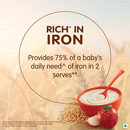 Nestlé Cerelac Infant Cereal Stage-1 6 Months-24 Months Wheat