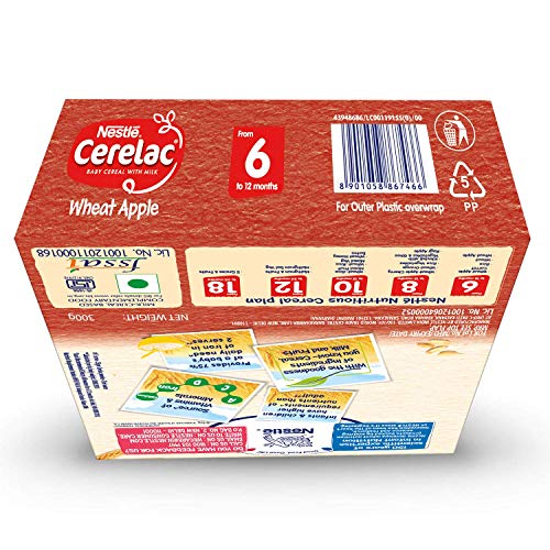 Nestlé Cerelac Infant Cereal Stage-1 6 Months-24 Months Wheat