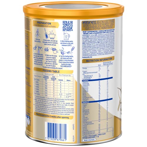 Nestlé Nan Supremepro 1, Premium Baby Formula, Newborn To 12 Mon