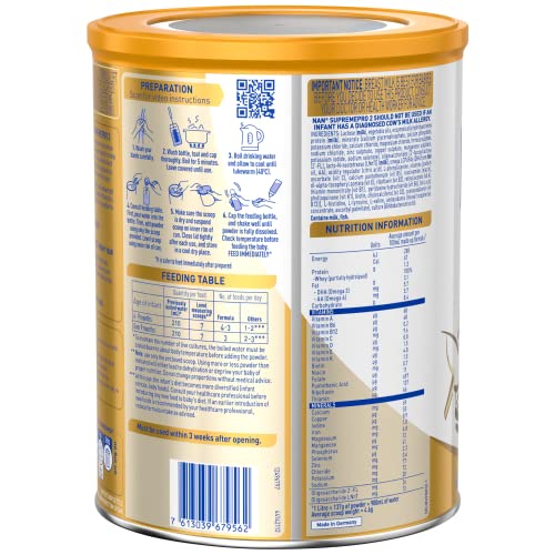 Nestlé Nan Supremepro 2, Premium Follow-On Baby Formula, 6 To 12