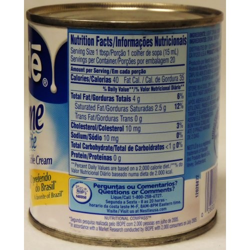 Nestlé - Table Cream - 10.1 Fl. Oz. Pack Of 02 | Creme De Leit