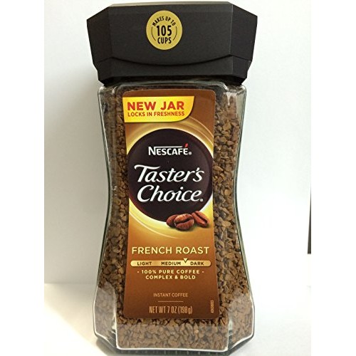 New Jar Tasters Choice French Roast Instant Coffee, 3 Bottles X