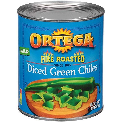 Ortega Diced Green Chiles - 26 Oz. Can, 12 Cans Per Case