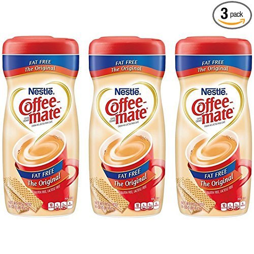Coffee-Mate Original Fat Free Powder Coffee Creamer 16 Oz. Canis