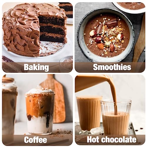 Premium Organic Cacao Powder 17.8 oz, Nestor 100% Pure Non-dutch...