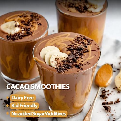 Premium Organic Cacao Powder 17.8 oz, Nestor 100% Pure Non-dutch...