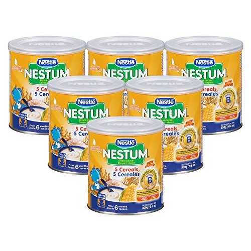 Nestle Nestum Infant Cereal 5 Cereals, 300-Grams Pack Of 6