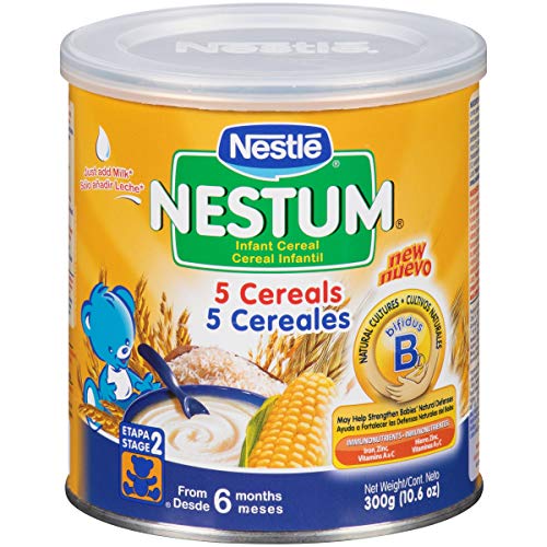 Nestle Nestum Infant Cereal 5 Cereals, 300-Grams Pack Of 6