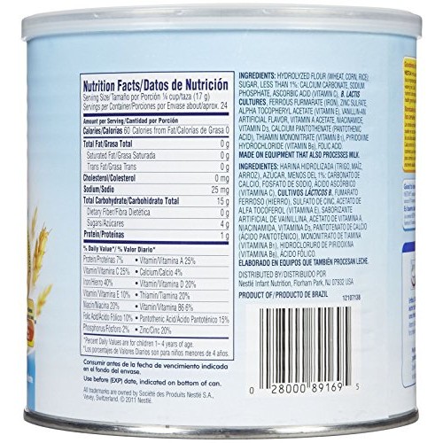 Nestum Toddler Cereal - 3 Cereals - 14.1 Oz Pack - 1