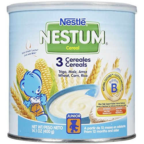 Nestum Toddler Cereal - 3 Cereals - 14.1 Oz Pack - 1