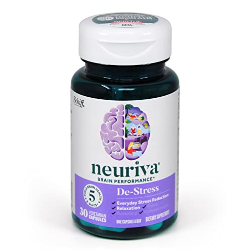 Nootropic Brain Support Supplement - Neuriva De-Stress Capsules