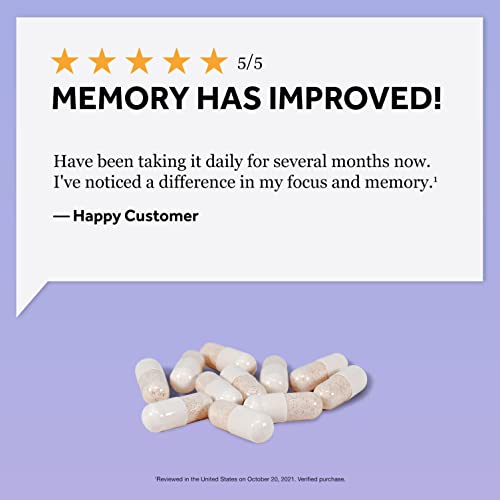 Nootropic Brain Support Supplement - Neuriva De-Stress Capsules