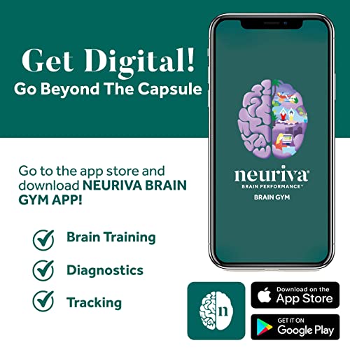 Nootropic Brain Support Supplement - Neuriva De-Stress Capsules