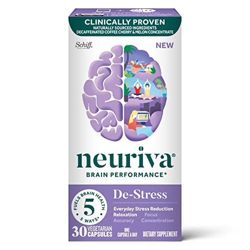 Nootropic Brain Support Supplement - Neuriva De-Stress Capsules