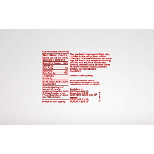 Neuro Sonic Orange Passion, Sonic Blood Orange Passion, 14.5 Fl