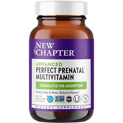 New Chapter Advanced Perfect Prenatal Vitamins - 96ct, Organic, ...