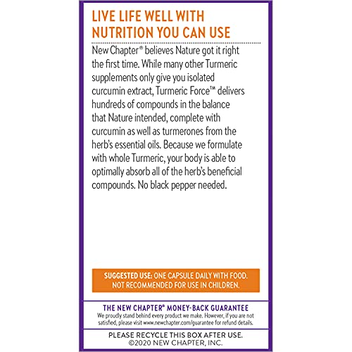 Turmeric Curcumin Supplement, New Chapter Turmeric Supplement, O