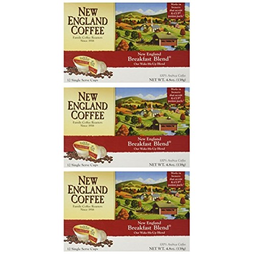 New England Breakfast Blend Single Serve Cups Pack Of 3