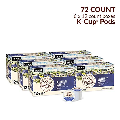 New England Coffee Blueberry Cobbler Medium Roast K-Cup Pods 12