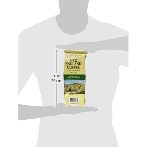 New England Coffee Breakfast Blend Decaf, Ground, 10-Ounce Bags