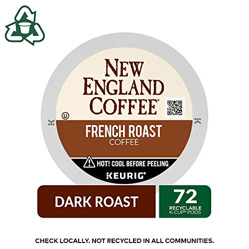 New England Coffee French Roast Dark Roast K-Cup Pods 12 Ct. Box