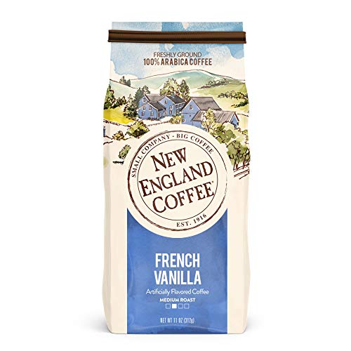 New England Coffee, French Vanilla, 11 Ounce 1 Count Bag