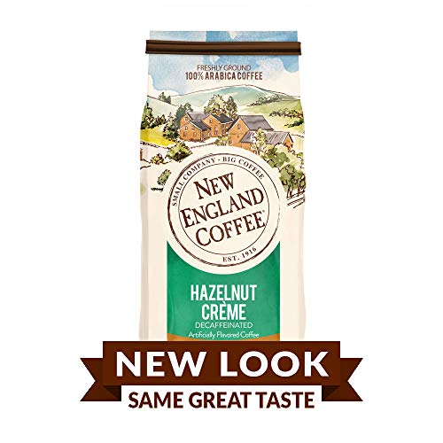 New England Coffee Hazelnut Creme, Decaffeinated Medium Roast Gr