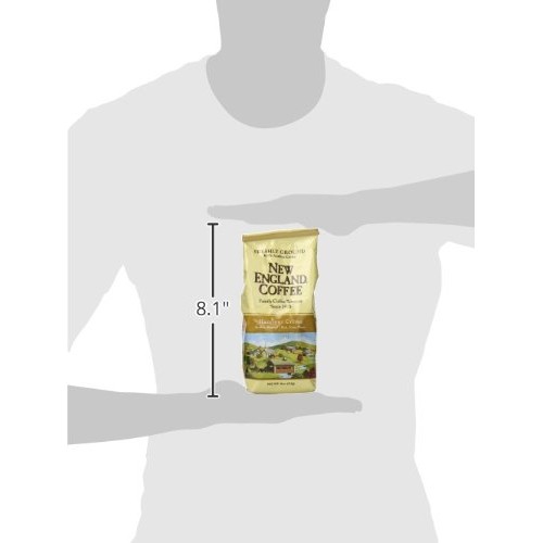 New England Coffee Hazelnut Creme, Medium Roast Ground Coffee, 1