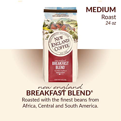 New England Coffee, New England Breakfast Blend, Medium Roast Gr