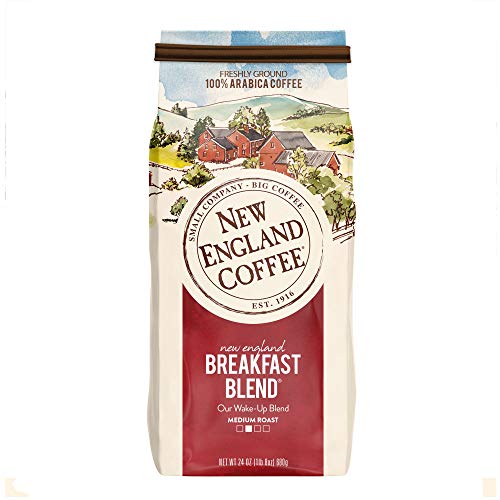 New England Coffee, New England Breakfast Blend, Medium Roast Gr